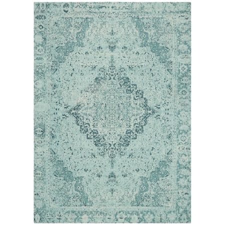 Safavieh Classic Vintage 5 X 8 Ft. Rectangle Area Rug - Teal CLV110K-5
